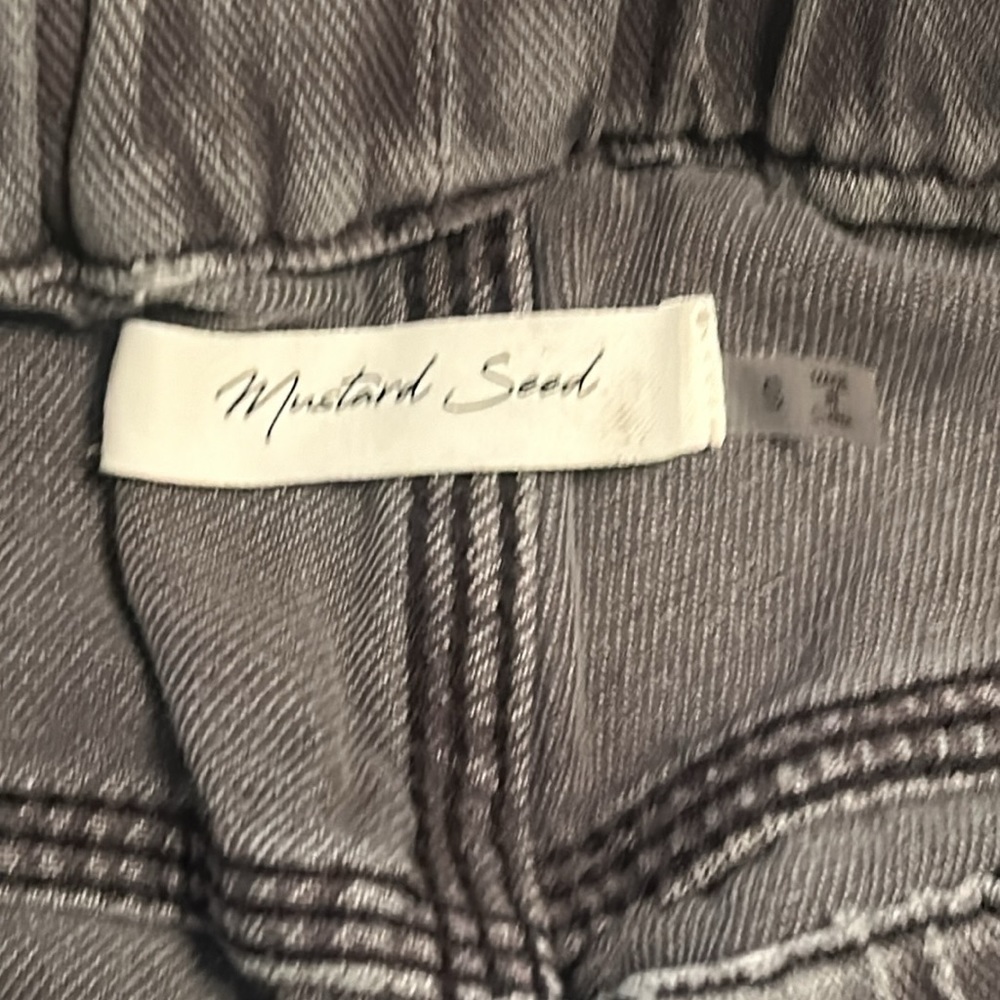 MUSTARD SEED Denim Draw Sting Pants - Small - Picture 10 of 11